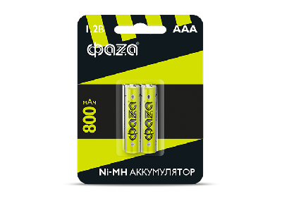 Элемент питания аккумуляторный AAA 800мАч Ni-MH блистер, 2 шт.