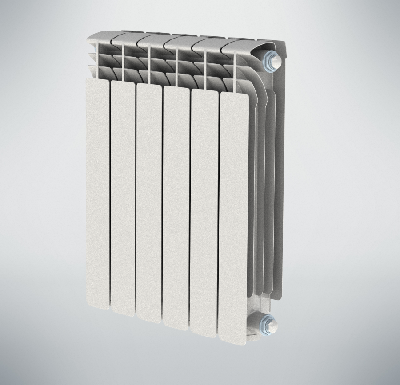 Радиатор алюминиевый секционный 500/100/12 боковое подключение