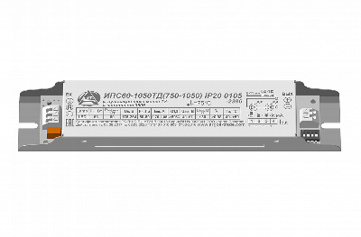 Драйвер LED светодиодный LST ИПС60-1050ТД(750-1050)60Вт IP20