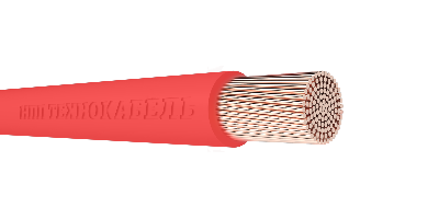 Провод силовой ПуГВнг(А)-LS 1х2,5 красный ТРТС