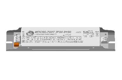 Драйвер LED светодиодный LST ИПС60-700Т ПРОМ IP20 0100