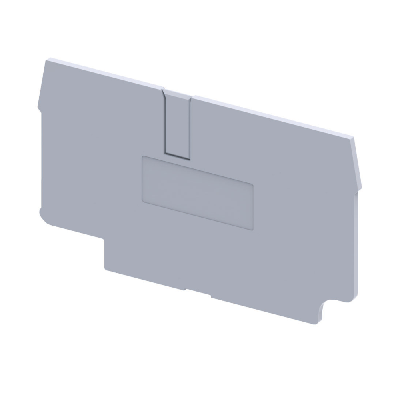 Крышка концевая для клеммы проходной OptiClip EPCX10-серый