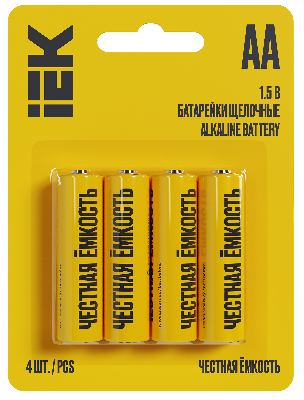 Батарейка щелочная Alkaline LR06/AA (4шт/бли стер)