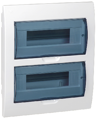 Щит распределительный встраиваемый ЩРВ-П-24 IP41 пластиковый прозрачная дверь
