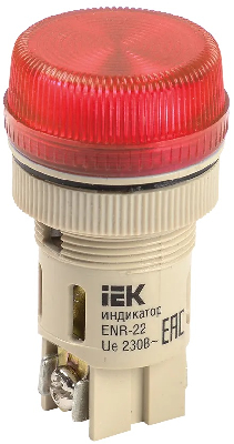 Лампа ENR-22 сигнальная красная с подсветкой неон 240В