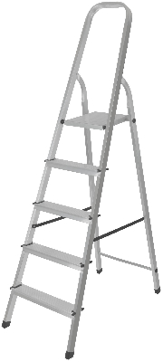 Лестница-стремянка алюминиевая, 5 ступеней, вес 3.6 кг
