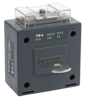 Трансформатор тока ТТИ-А 150/5А с шиной  5ВА класс точности 0.5S